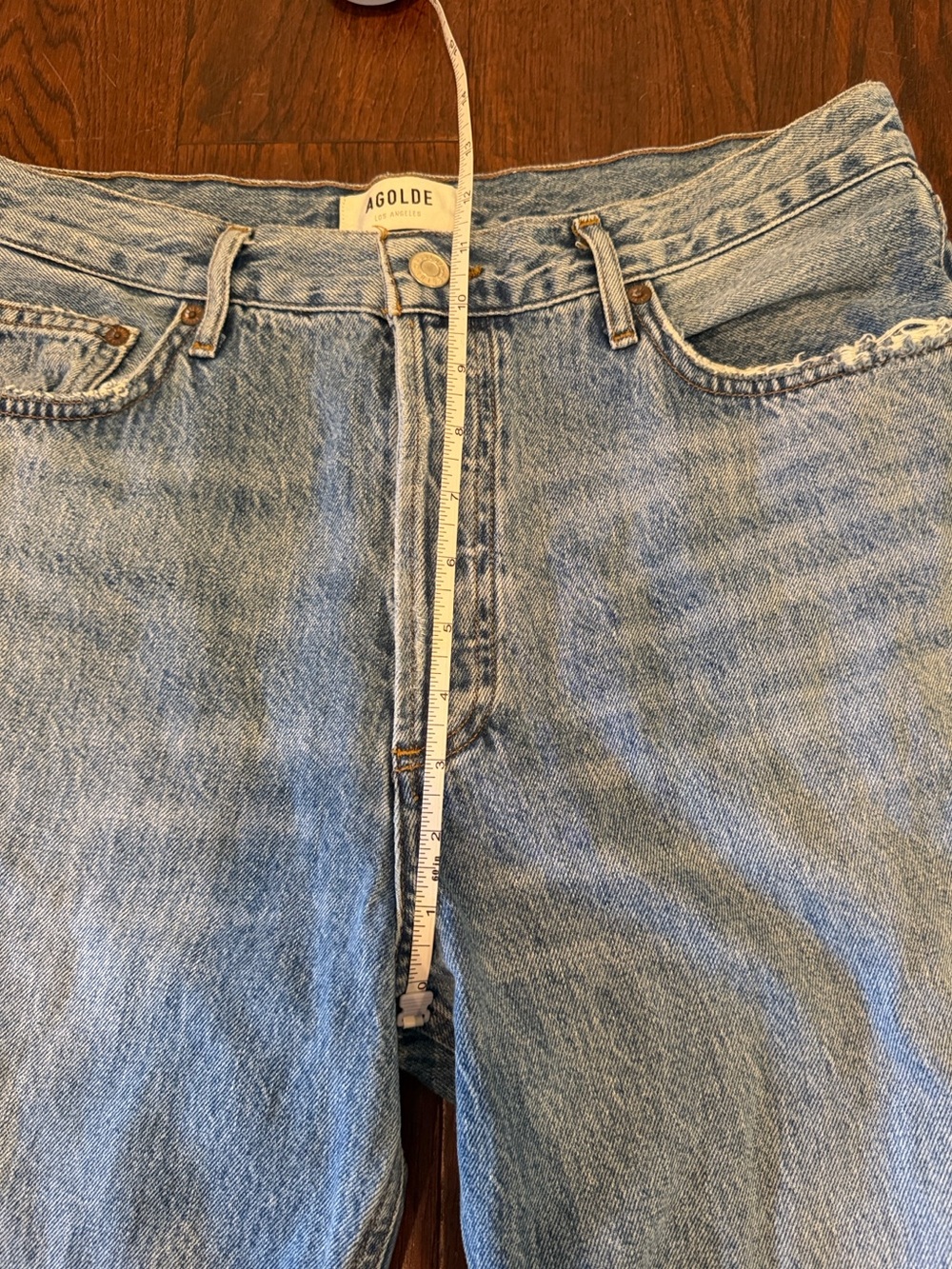 Agolde Jeans 90’s pinch waist jeans in Addition - Light / medium Blue - Picture 11 of 16